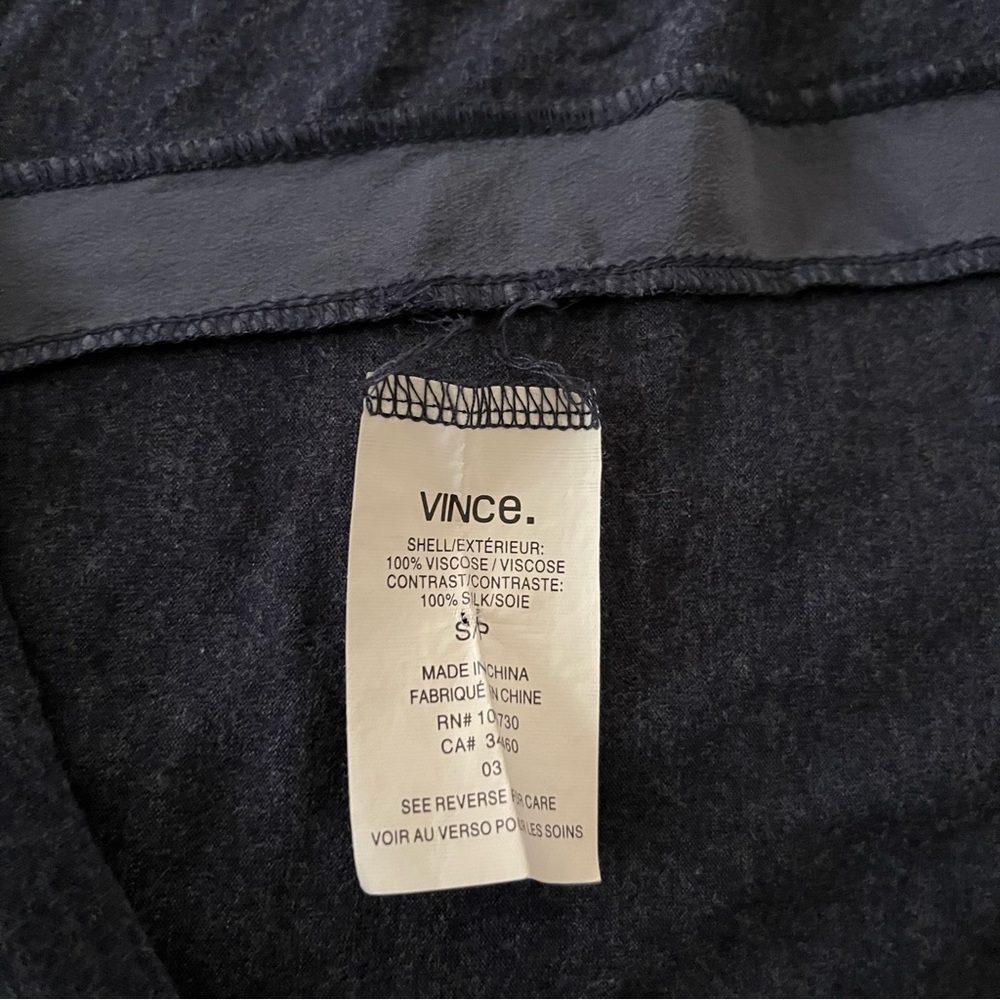 Vince Blue Side Stripe Tank Top - Picture 6 of 7